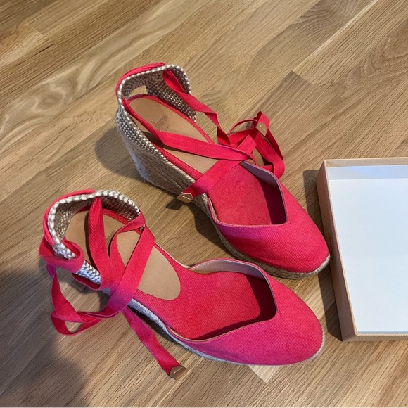 Castaner Chiara Red Espadrilles - Picture 5 of 7